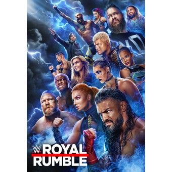 2023 Royal Rumble 17'' x 24'' Key Art Photograph