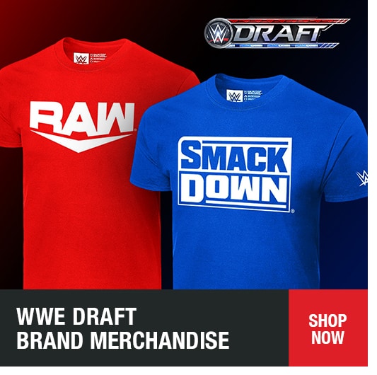 WWE Draft Brand Merchandise Shop Now