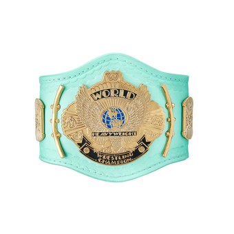 Blue WWE Winged Eagle Championship Mini Replica Title Belt