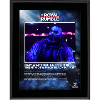 Bray Wyatt 10.5" x 13" 2023 Royal Rumble Sublimated Plaque
