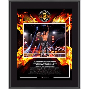 Damian Priest WWE Framed 10.5" x 13" NXT TakeOver: XXX Sublimated Collage
