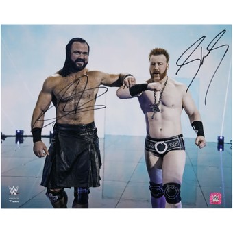 Drew McIntyre & Sheamus WWE Autographed 16" x 20" Entrance Photograph