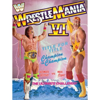Fathead Hulk Hogan vs. The Ultimate Warrior WrestleMania VI Removable Poster Decal