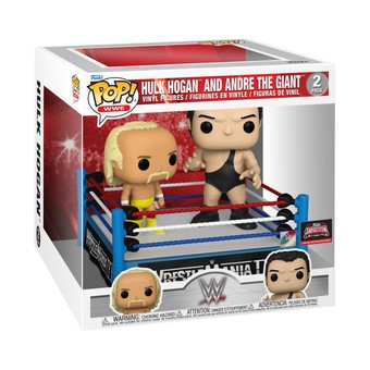 Funko Hulk Hogan & Andre the Giant WrestleMania III Two-Pack POP! Vinyl Figure Set