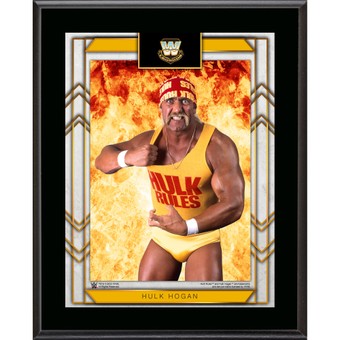 Hulk Hogan 10.5" x 13" Sublimated Plaque