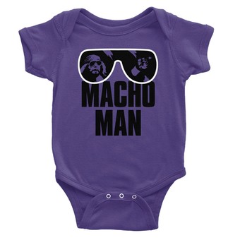 Infant Purple "Macho Man" Randy Savage Bodysuit