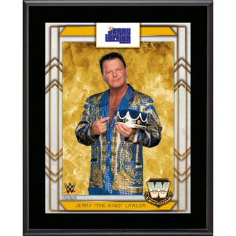 Jerry Lawler 10.5" x 13" Sublimated Plaque