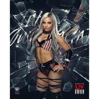 Liv Morgan Unsigned 16" x 20" Shattered Photograph