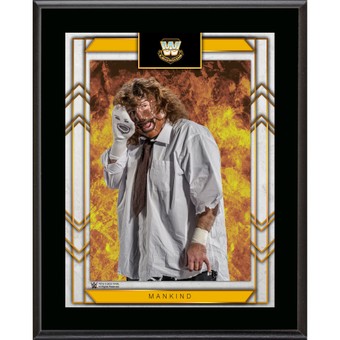 Mankind WWE Framed 10.5" x 13" Sublimated Plaque