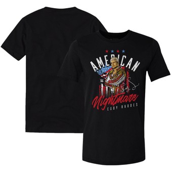 Men's 500 Level Black Cody Rhodes Retro T-Shirt