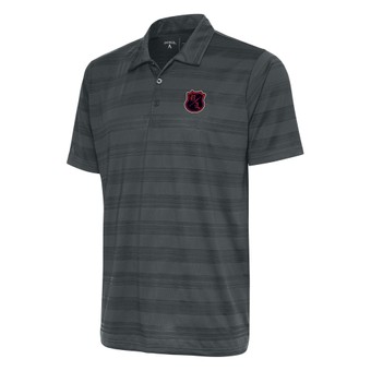 Men's Antigua Charcoal The Bloodline Compass Polo