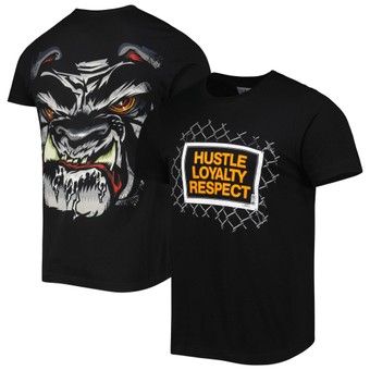 Men's Black John Cena Beware of Dog Retro T-Shirt