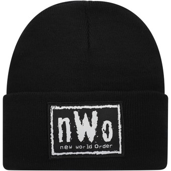 Men's Black nWo Cuffed Knit Hat