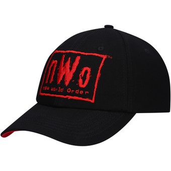 Men's Black nWo Wolfpac Dad Adjustable Hat