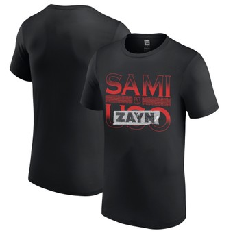 Men's Black Sami Zayn Duct Tape T-Shirt