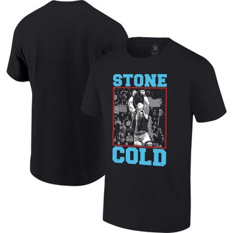 Men's Black "Stone Cold" Steve Austin Vintage Punk T-Shirt