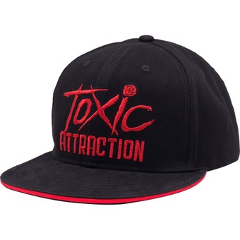 Men's Black Toxic Attraction Snapback Hat
