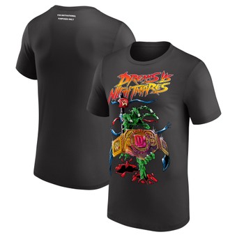 Men's Black WWE x Meek Mill Dreams vs. Nightmares Limited Edition T-Shirt