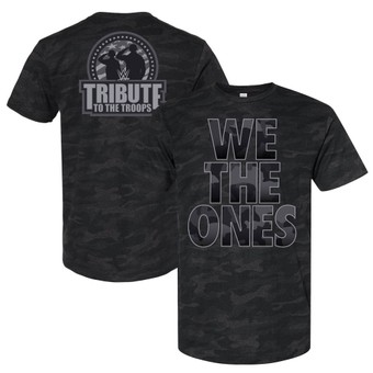Men's Camo The Bloodline We The Ones Tribute To The Troops T-Shirt