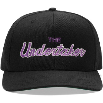 Men's Chalk Line Black The Undertaker  Snapback Hat