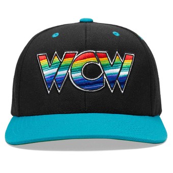 Men's Chalk Line Black WCW  Snapback Hat