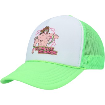 Men's Chalk Line Green The Ultimate Warrior  Trucker Snapback Hat