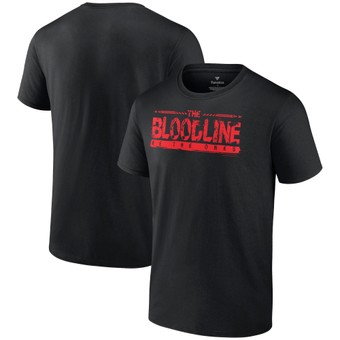 Men's Fanatics Branded Black The Bloodline We The Ones Logo T-Shirt