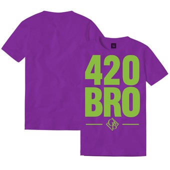 Men's Purple Riddle 4:20 Bro T-Shirt