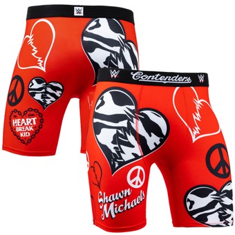 Men's Red Shawn Michaels Contenders Boxer Briefs