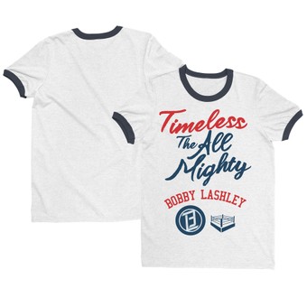 Men's White Bobby Lashley Timeless Ringer T-Shirt