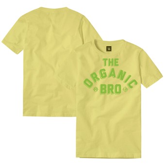 Men's Yellow Riddle The Organic Bro T-Shirt