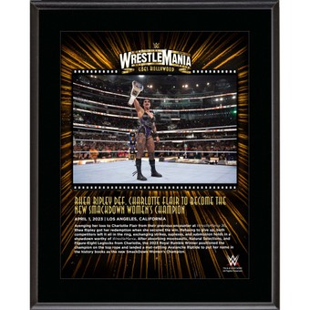 Rhea Ripley WWE 10.5" x 13" 2023 WrestleMania 39 Night 1 Sublimated Plaque