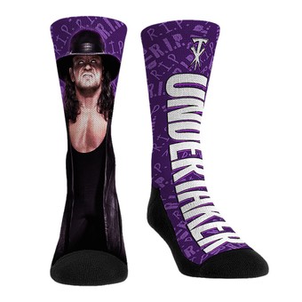 Rock Em Socks The Undertaker Big Wrestler Crew Socks
