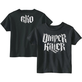 Toddler Black Randy Orton Diaper Killer T-Shirt