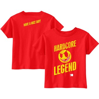 Toddler Red Mick Foley Hardcore Legend T-Shirt