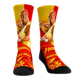 Unisex Rock Em Socks Hulk Hogan Stare Down Crew Socks