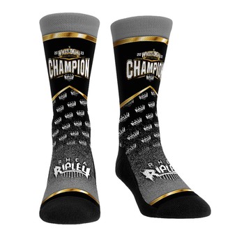 Unisex Rock Em Socks  Rhea Ripley WrestleMania 39 Champion Crew Socks