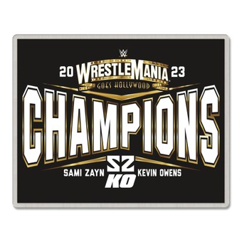 WinCraft & Kevin Owens Sami Zayn WrestleMania 39 Champion Collector's Pin