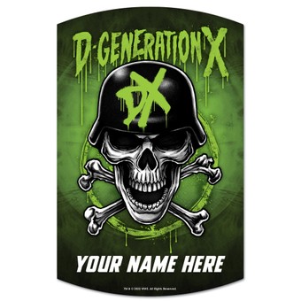 WinCraft D-Generation X 11'' x 17'' Personalized Wood Sign