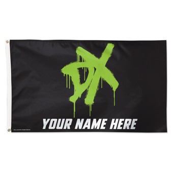 WinCraft D-Generation X 3' x 5' One-Sided Deluxe Personalized Flag