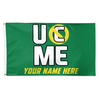 WinCraft John Cena 3' x 5' One-Sided Deluxe Personalized Flag