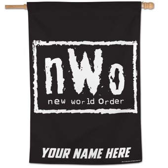 WinCraft nWo 27'' x 37'' One-Sided Personalized Vertical Banner