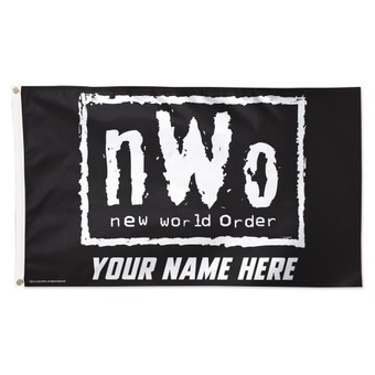WinCraft nWo 3' x 5' One-Sided Deluxe Personalized Flag
