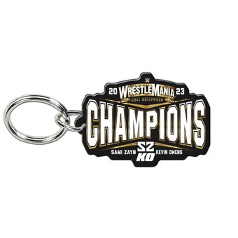 WinCraft  Sami Zayn & Kevin Owens WrestleMania 39 Champion High Definition Key Ring