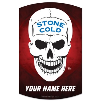 WinCraft "Stone Cold" Steve Austin 11'' x 17'' Personalized Wood Sign