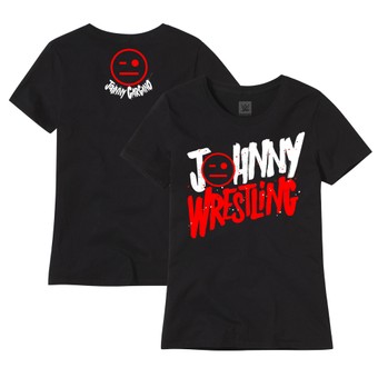 Women's Black Johnny Gargano Johnny Wrestling T-Shirt