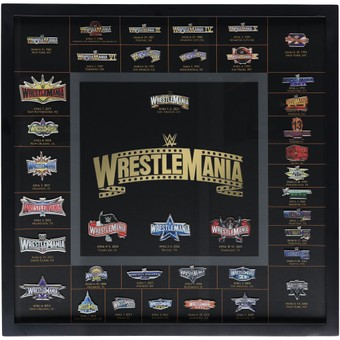WrestleMania 39 Collector's Pin Set Frame