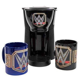 WWE Championship Coffee Maker and Mug Set
