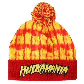 Red/Yellow Hulk Hogan Hulkamania Knit Hat