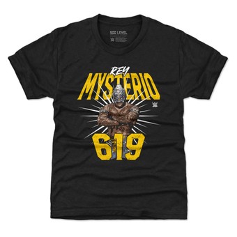 Youth 500 Level Black Rey Mysterio 619 Tri-Blend T-Shirt